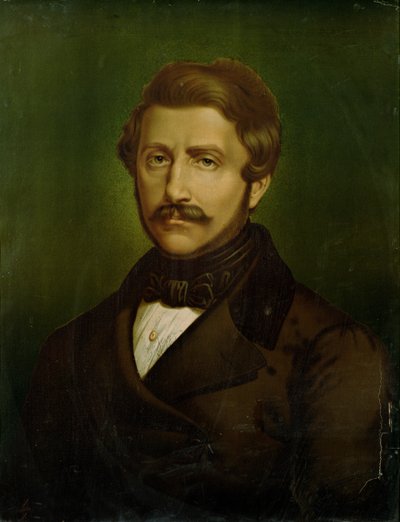 Retrato de Gaetano Donizetti (1797-1848) de Italian School